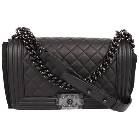 chanel boy black on black|Chanel boys accessories.